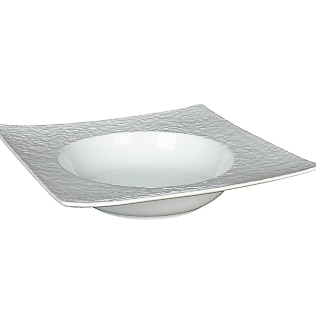 Gifi Assiette creuse blanche carrée