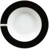 Gifi Assiette creuse blanche et noire