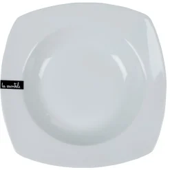 Gifi Assiette creuse carrée blanche Les essentiels Sale