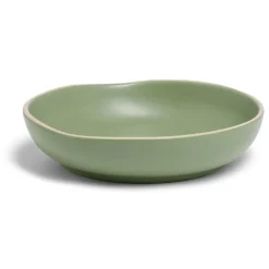 Gifi Assiette creuse en faïence vert Ø20xH4cm New