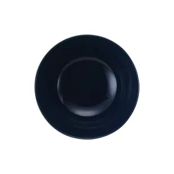 Gifi Assiette creuse en porcelaine décor vague japonaise