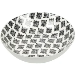 Gifi Assiette creuse en porcelaine motif intérieur et extérieur coloré Discount