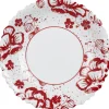 Gifi Assiette creuse Luminarc blanc décor rouge Alcove vintage Online