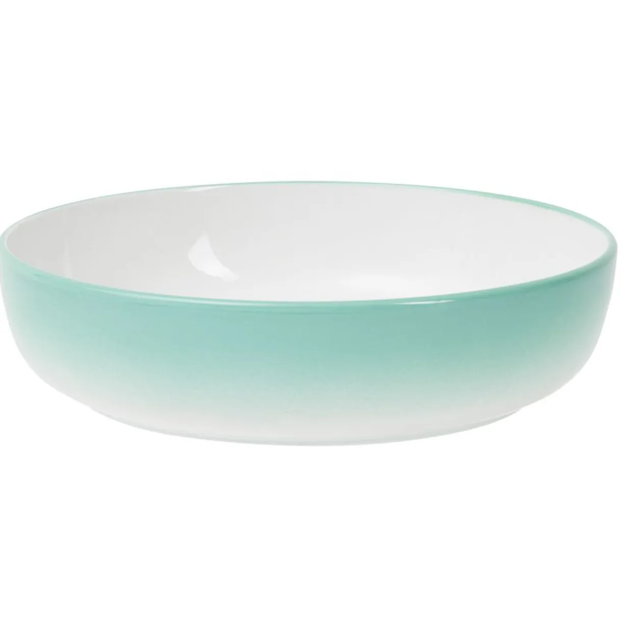 Gifi Assiette creuse porcelaine colorée Ø20cm