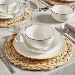 Gifi Assiette creuse porcelaine blanc Ø20cm