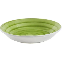 Gifi Assiette creuse ronde déco spirale Ø21 cm