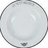 Gifi Assiette creuse ronde Le petit bistrot