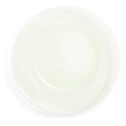 Gifi Assiette creuse verre vert transparent liseré blanc Ø23cm Online
