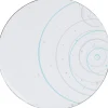 Gifi Assiette de présentation design cercles et ronds