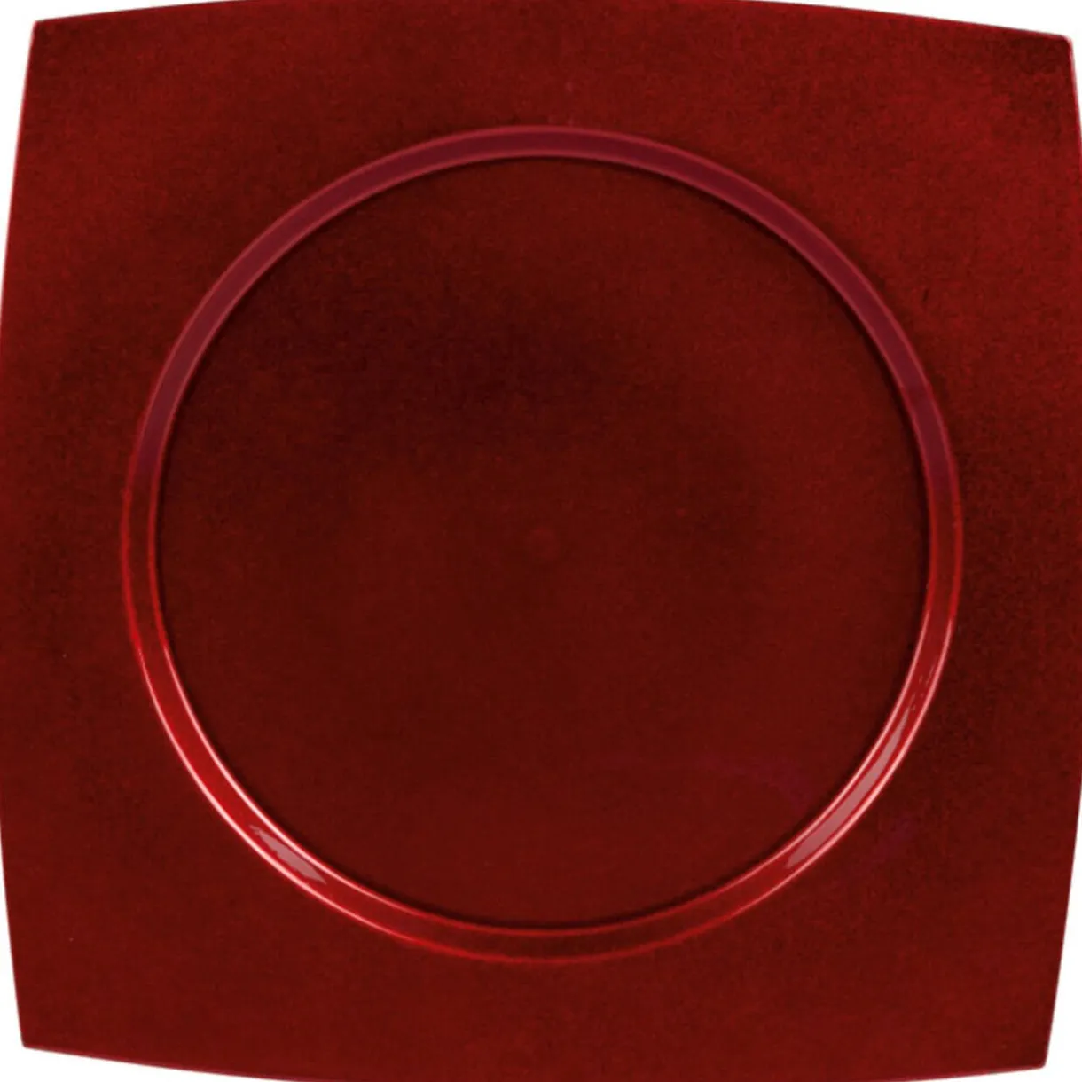 Gifi Assiette de présentation rouge