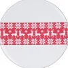Gifi Assiette de présentation rouge blanche