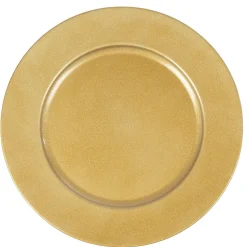 Gifi Assiette de présentation ronde dorée Outlet