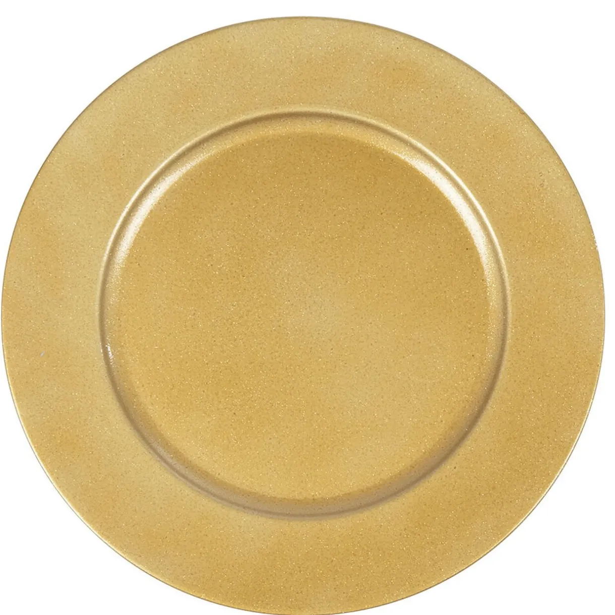 Gifi Assiette de présentation ronde dorée Outlet