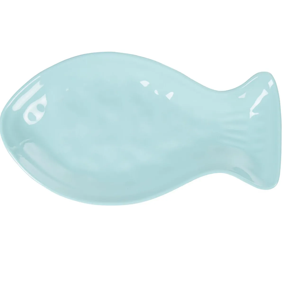 Gifi Assiette en forme de poisson bleu Best