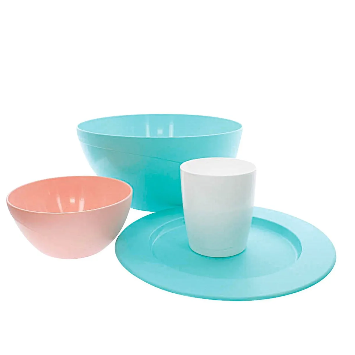 Gifi Assiette plastique coloré Ø 24 cm