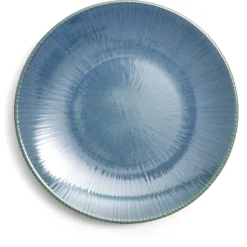 Gifi Assiette plate Amaury faïence bleue Ø20cm Sale