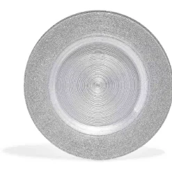 Gifi Assiette plate argenté