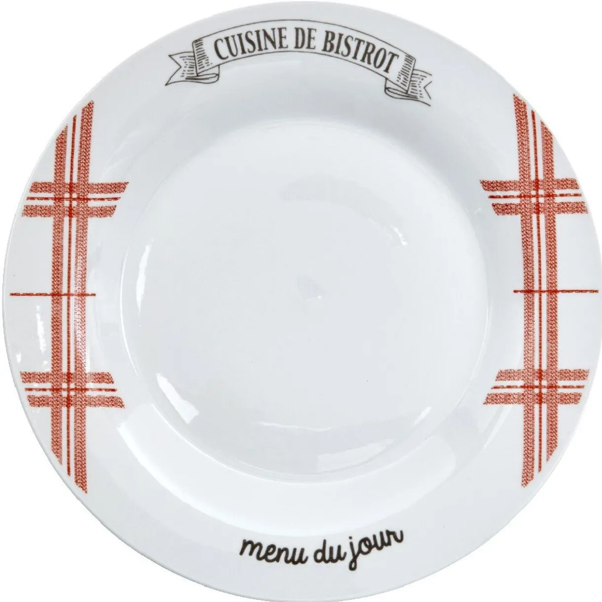 Gifi Assiette plate bistrot Discount