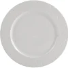 Gifi Assiette plate blanc effet martelé x4