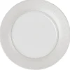 Gifi Assiette plate blanche bordure brillante