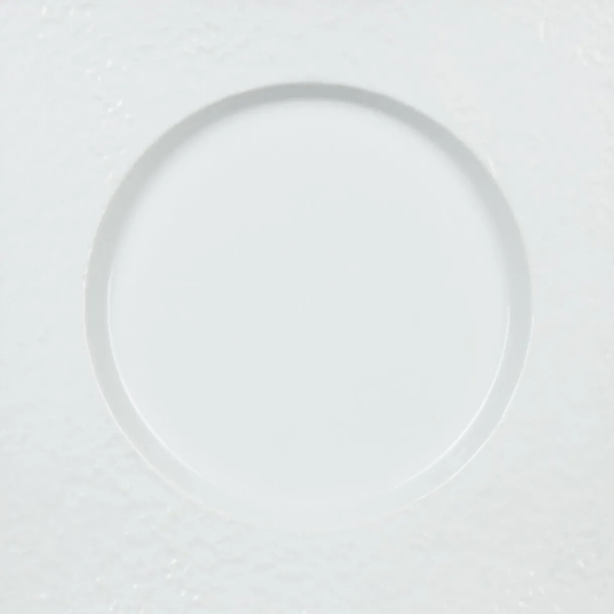 Gifi Assiette plate blanche carrée