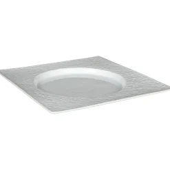 Gifi Assiette plate blanche carrée