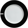 Gifi Assiette plate blanche et noire