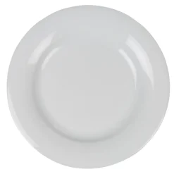 Gifi Assiette plate blanche ronde Enzo Sale