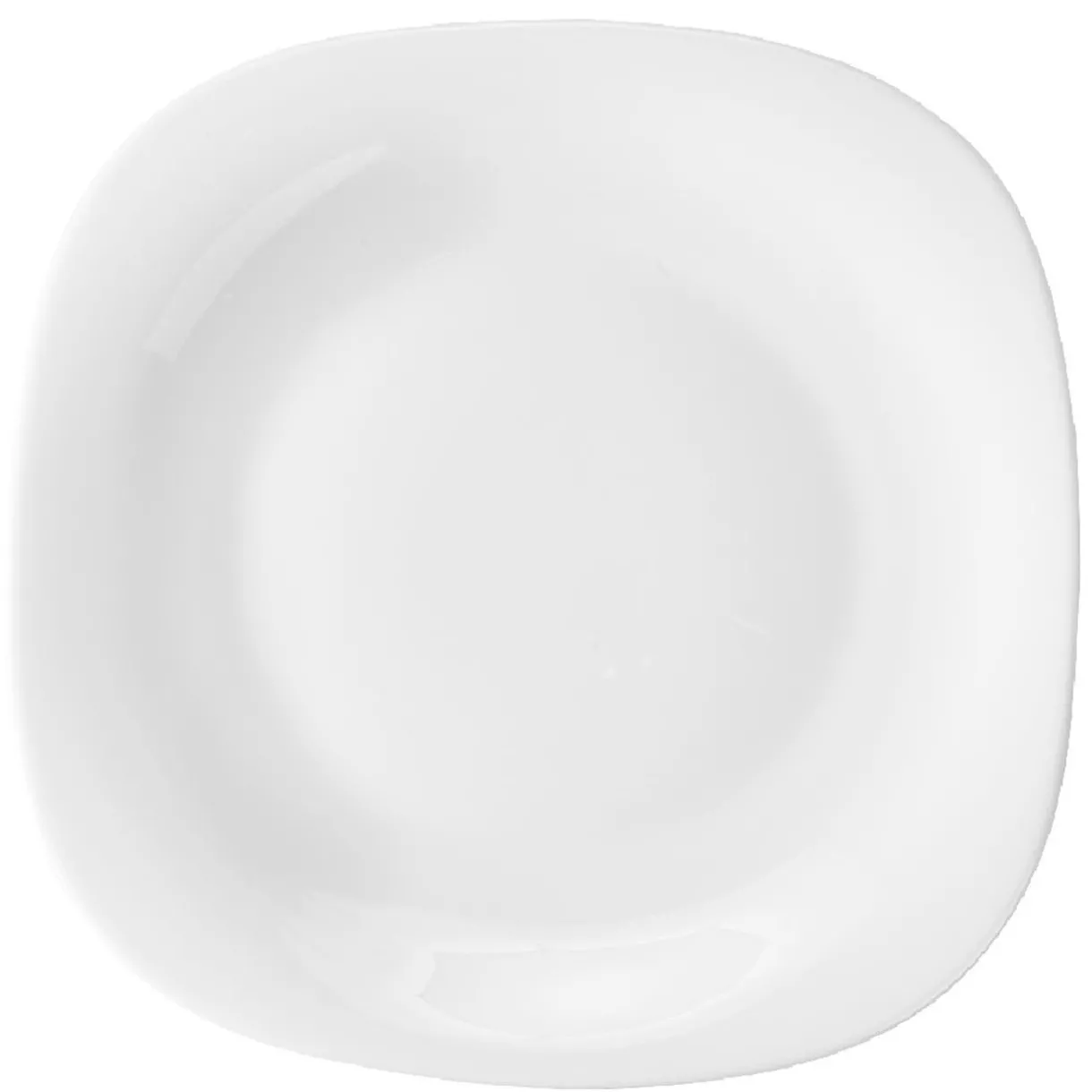 Gifi Assiette plate carrée blanche Carine Opal