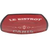 Gifi Assiette plate carrée bords arrondis rouge Le bistrot