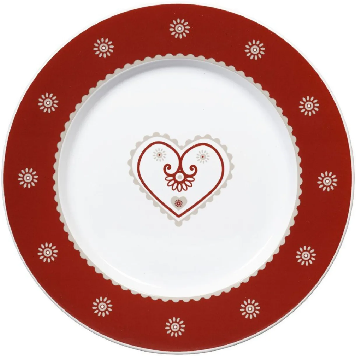 Gifi Assiette plate chalet
