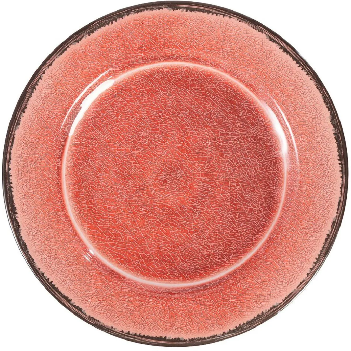Gifi Assiette plate effet craquelé