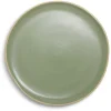 Gifi Assiette plate en faïence vert Ø27xH1,7cm New