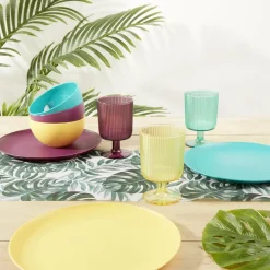 Gifi Assiette plate en plastique Ø23,5cm - 3 coloris Sale
