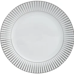 Gifi Assiette plate en porcelaine motif argenté Online