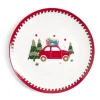 Gifi Assiette plate en porcelaine motif Noël Ø27cm New