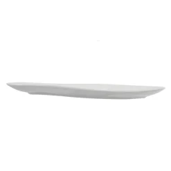 Gifi Assiette plate forme feuille blanche Clearance