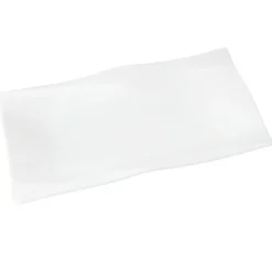 Gifi Assiette plate forme losange blanc