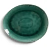 Gifi Assiette plate grès effet artisanal 28,5x24cm