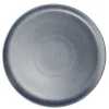 Gifi Assiette plate Julie en grès bleu Ø27cm