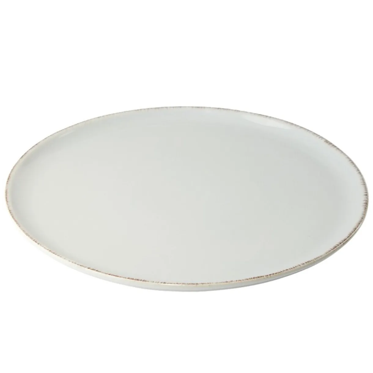 Gifi Assiette plate Lisbonne en grès gris Ø27cm Hot