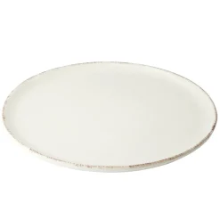 Gifi Assiette plate Lisbonne en grès beige Ø27cm Outlet