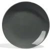 Gifi Assiette plate Madrid Ø27cm faïence grise Discount