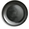 Gifi Assiette plate Oslo en grès noir Ø27cm Best