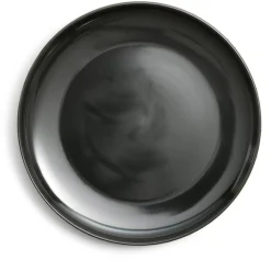 Gifi Assiette plate Oslo en grès noir Ø27cm Best