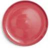 Gifi Assiette plate Oslo en grès rouge Ø20cm Discount