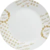 Gifi Assiette plate porcelaine Noël