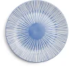 Gifi Assiette plate Rio faïence bleue et blanche Ø27cm Online