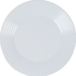 Gifi Assiette plate ronde blanche Harena Discount