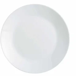 Gifi Assiette plate ronde Ø25cm Luminarc opale blanche Outlet